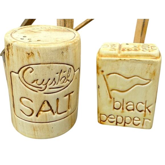 Mccoy Other - 🧂 McCoy Pottery USA Salt & Pepper Shakers Rustic Mid Century Kitchen